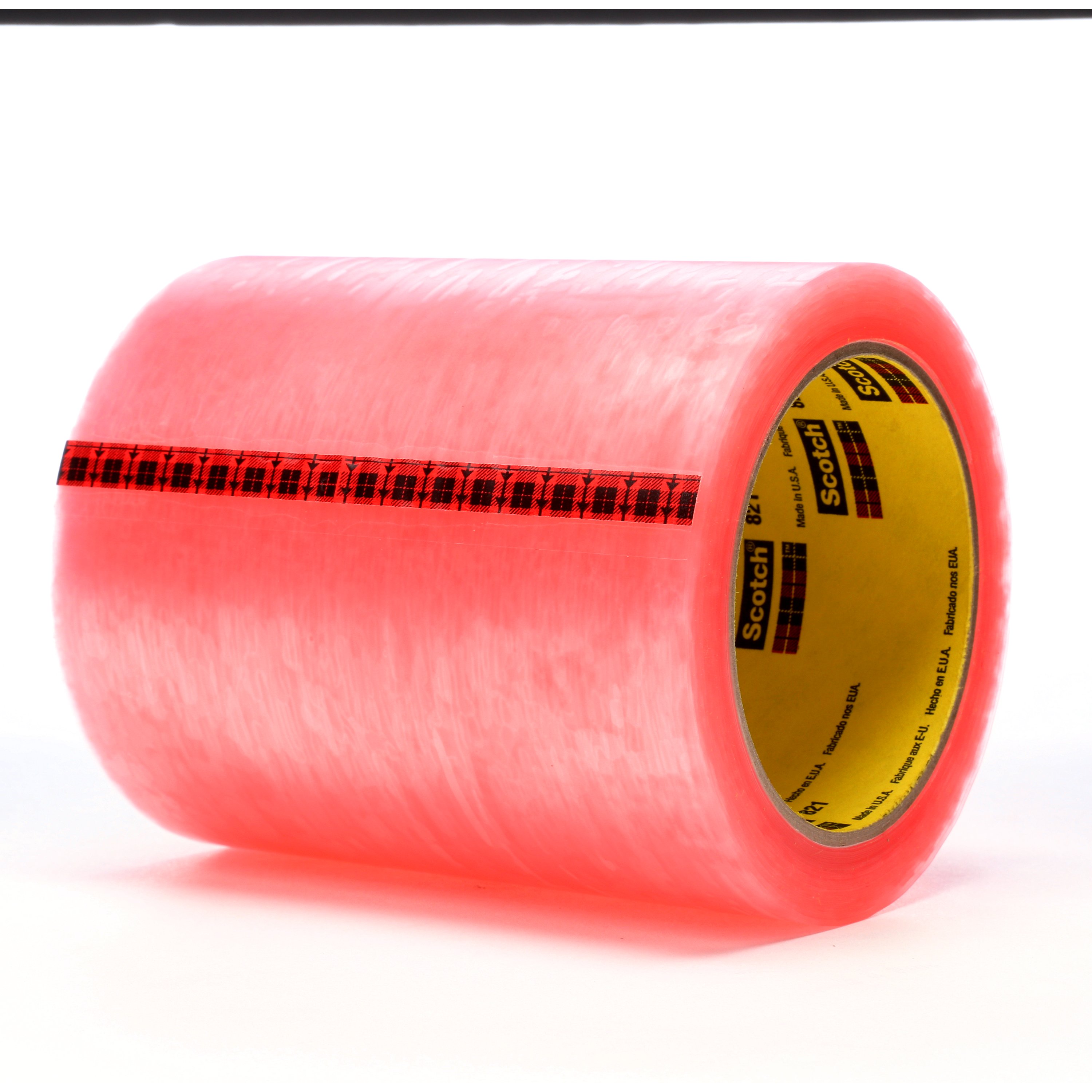 Scotch® Label Protection Tape 821 Pink, 5 in x 72 yd, 8 per case