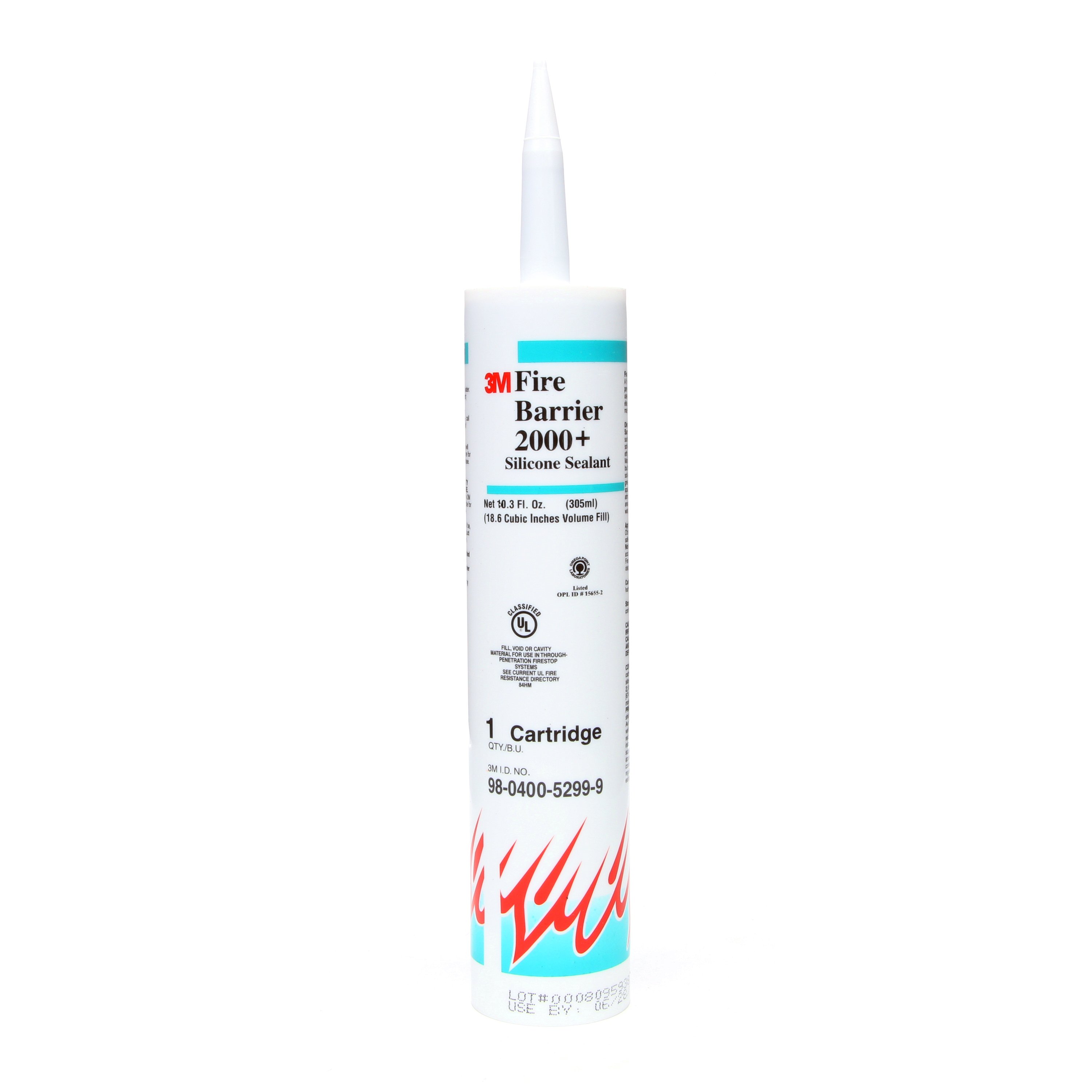 3M™ Fire Barrier Silicone Sealant 2000+, 10.3 fl. oz., Cartridge