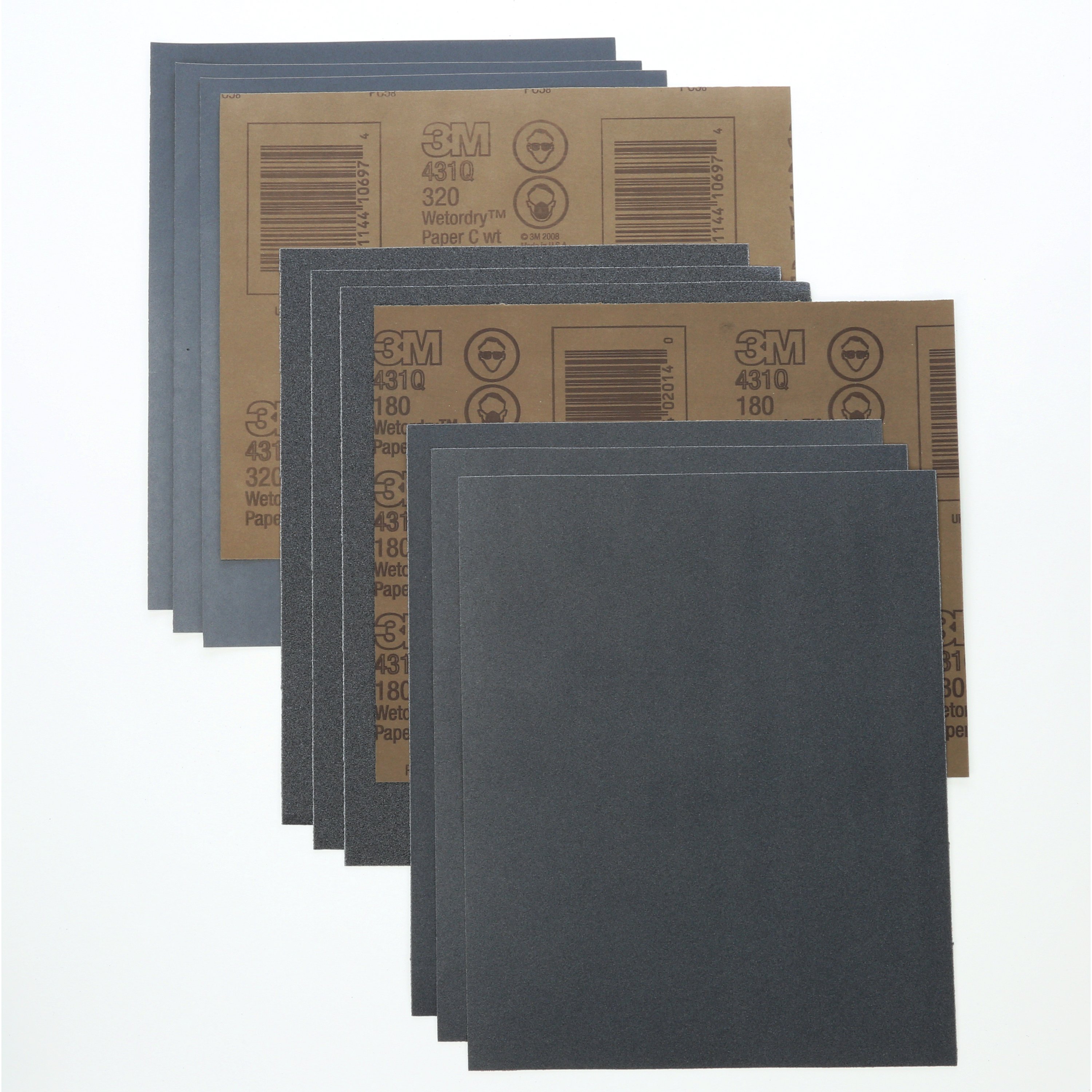 Lighter weight than cloth and smooth rather than textured, paper backing is preferable for lighter applications such as finishing and paint prep.