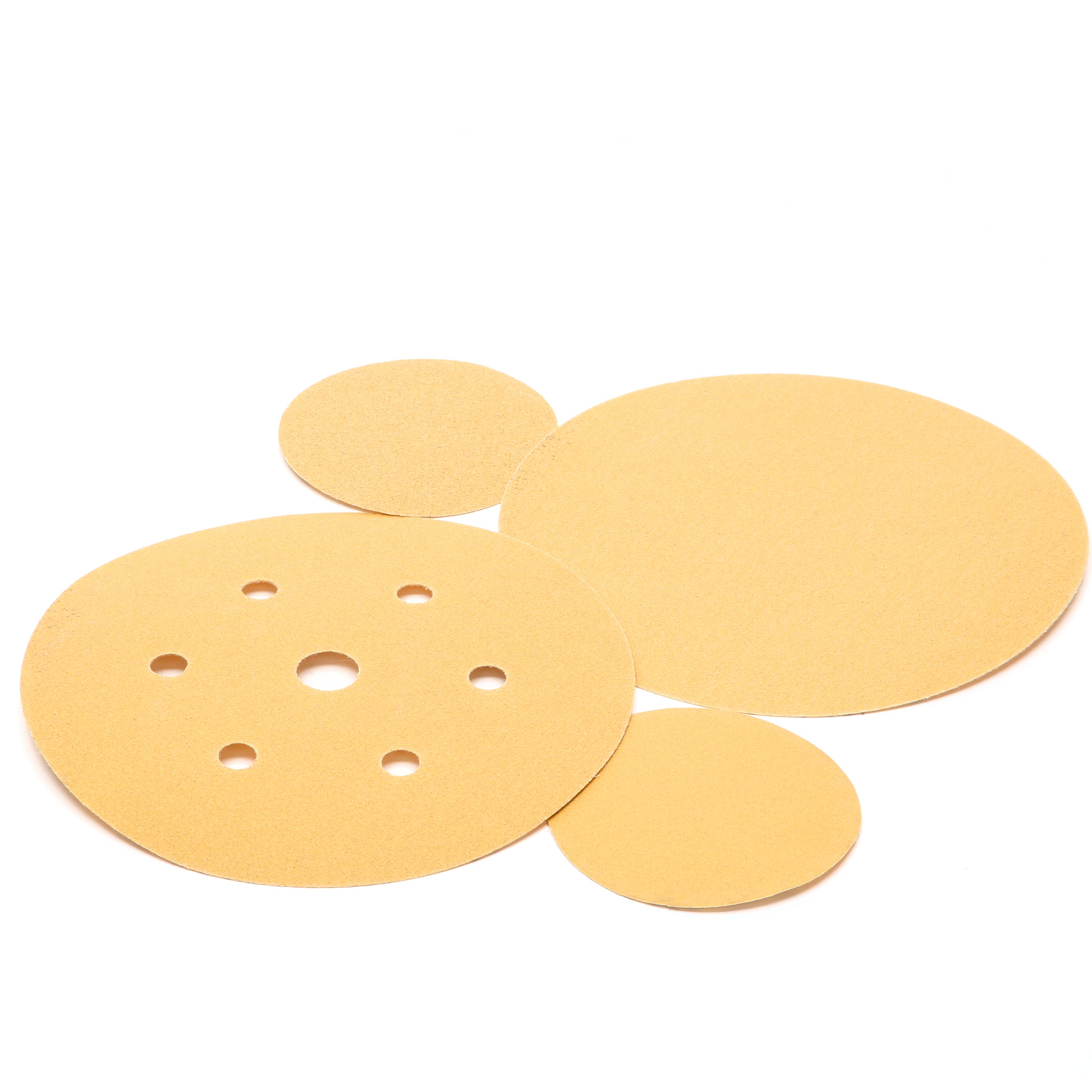 A grade range from P80 to P180 along with durable C-weight paper backing make 3M™ Hookit™ Gold Disc 236U ideal for auto body sanding projects including rough feather-edging, scratch refinement on bare metal, paint removal around damaged areas and more