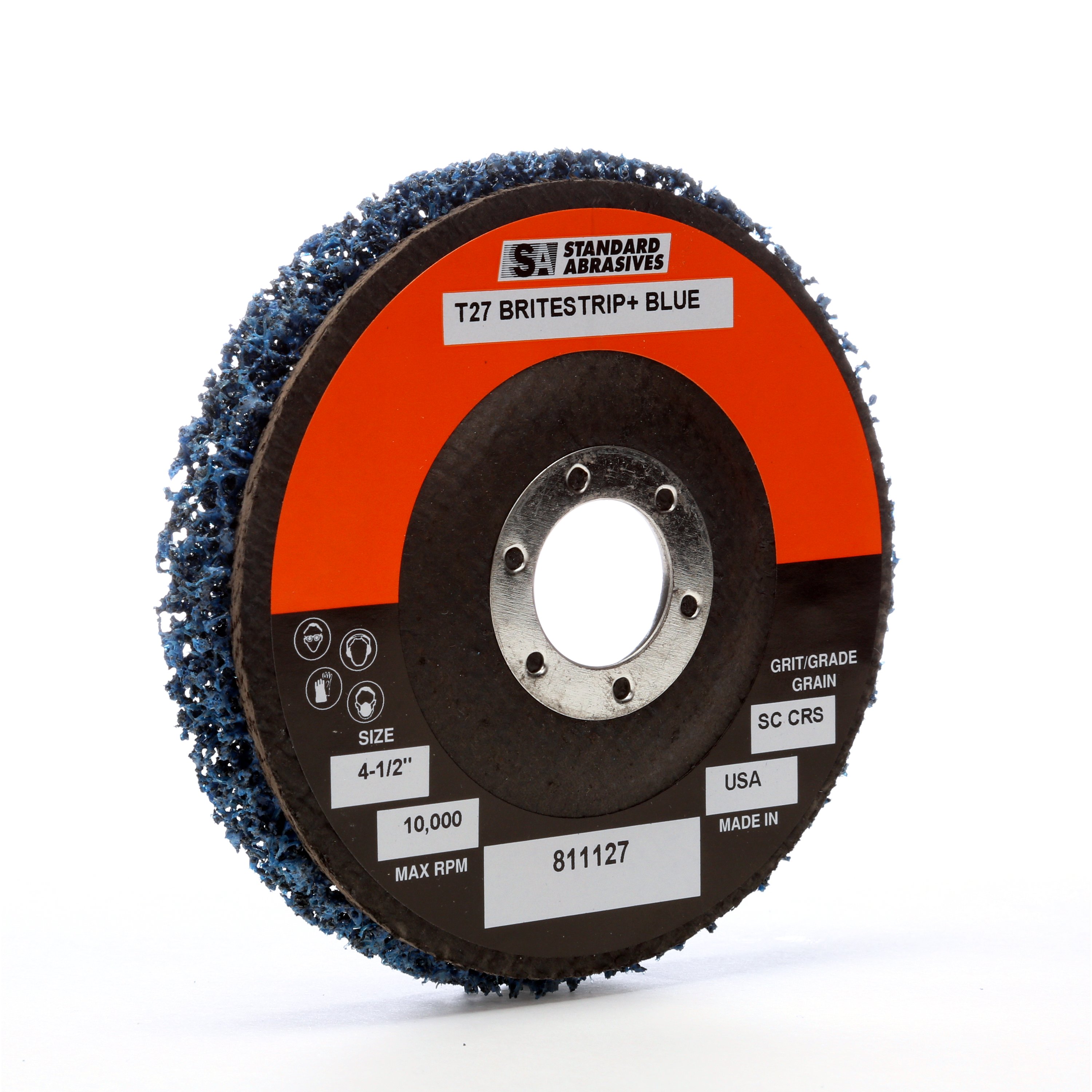 The Standard Abrasives™ Type 27 Cleaning Pro Disc was designed to take your hard work one step further and remove the unwanted blemishes that may result from welding or other applications.
