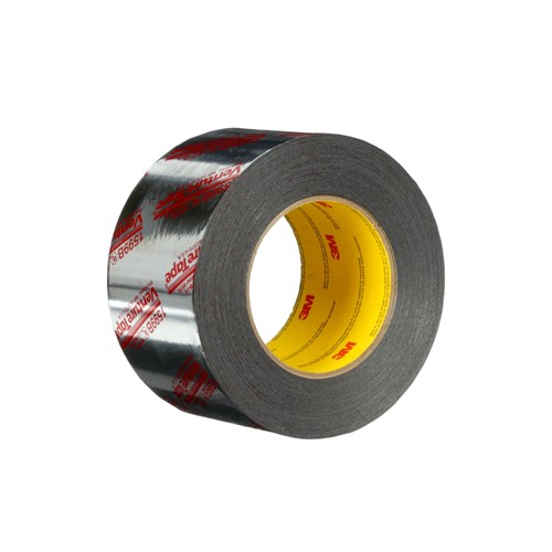 3M™ Venture Tape™ UL181B-FX Polypropylene Duct Tape 1599B, Silver, 72 mm x   m, 3 mil, 16 rolls per case 7100043909 | Ward-Kennedy