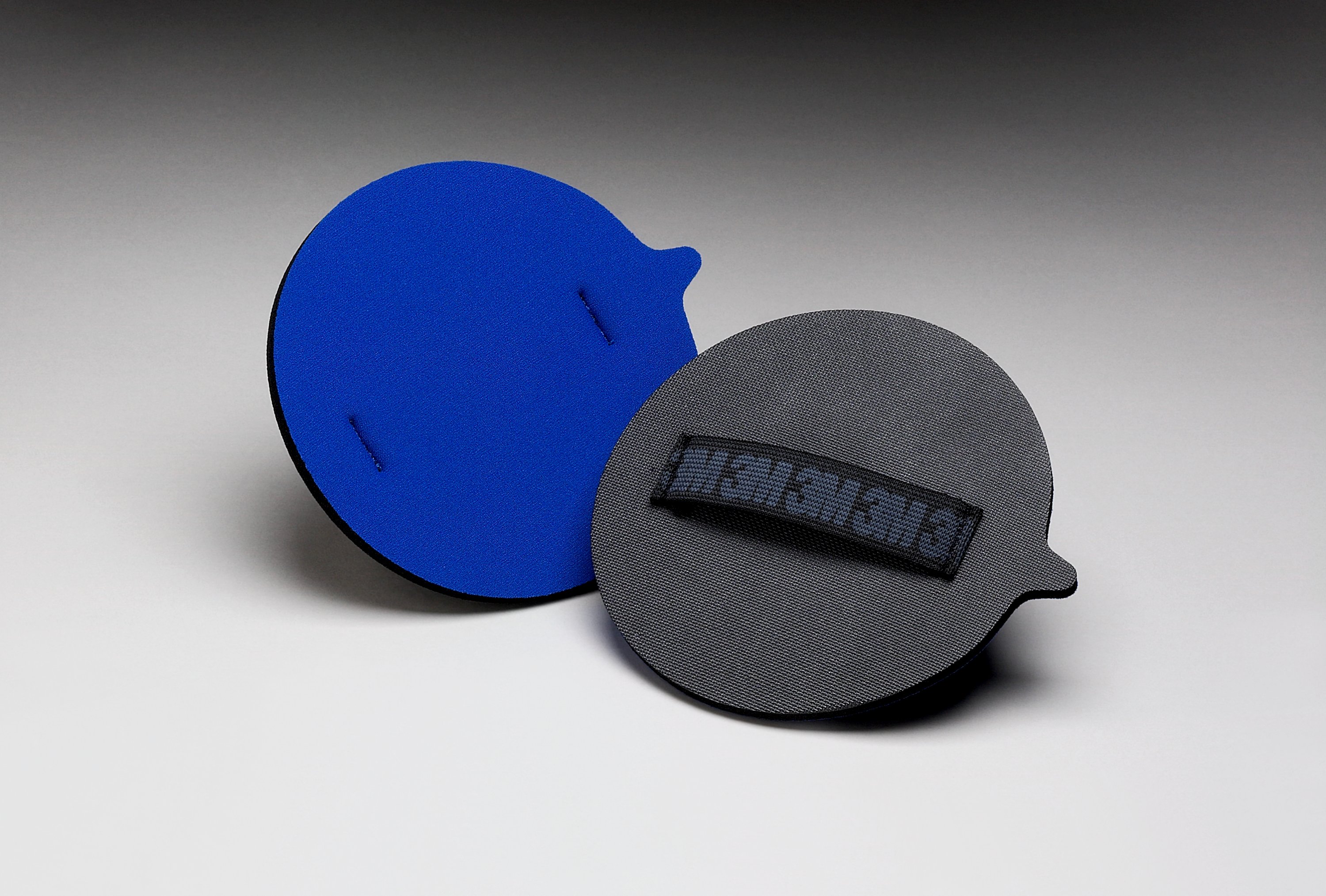Discs come ready to use with a pressure sensitive adhesive coating on the backs