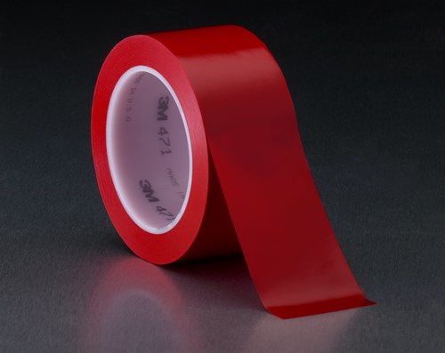 3/4 x 500 Red Labeling Tape - Case of 4