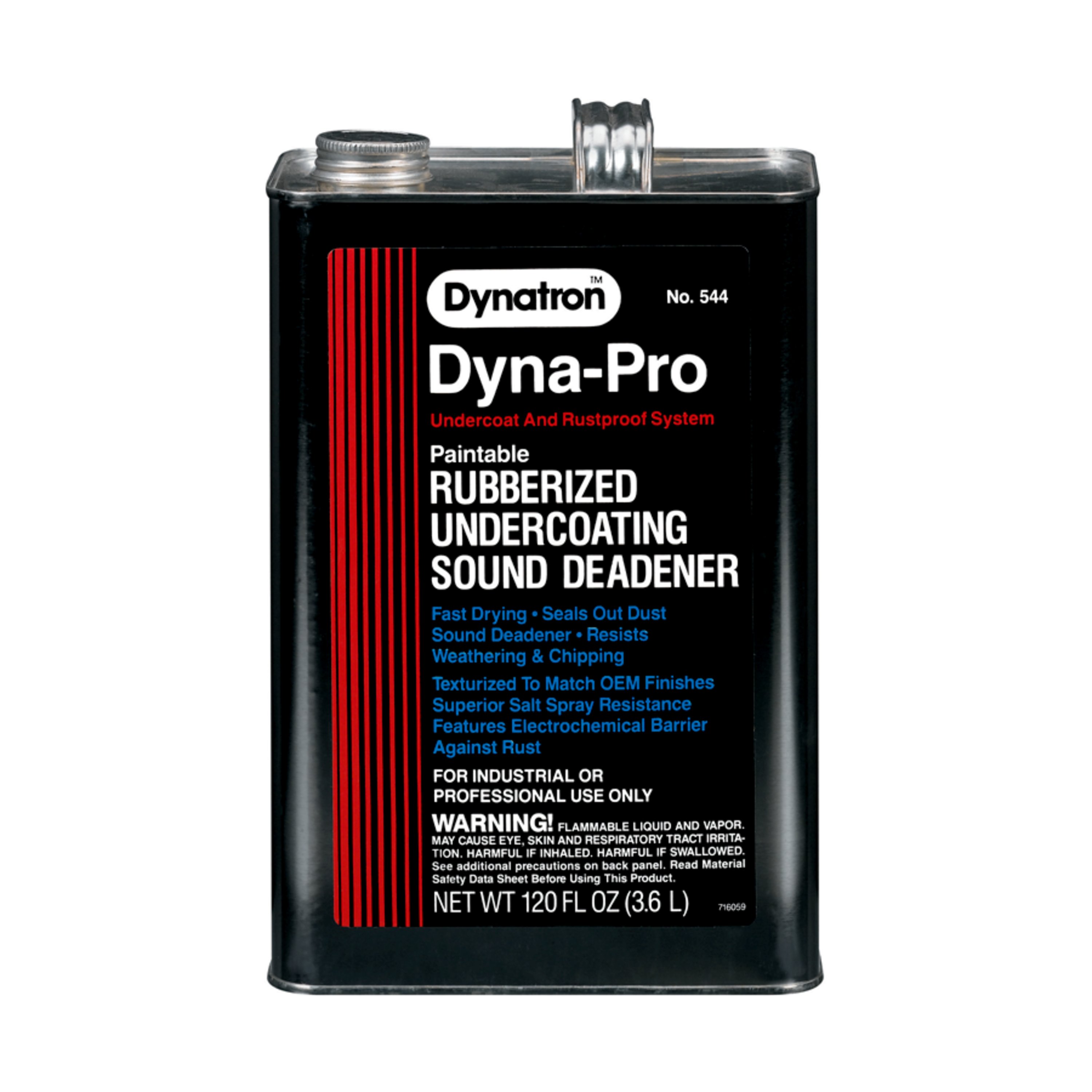 Dynatron™ Dyna-Pro® Paintable Rubberized Undercoating can be easily applied using a brush or an undercoat spray gun.