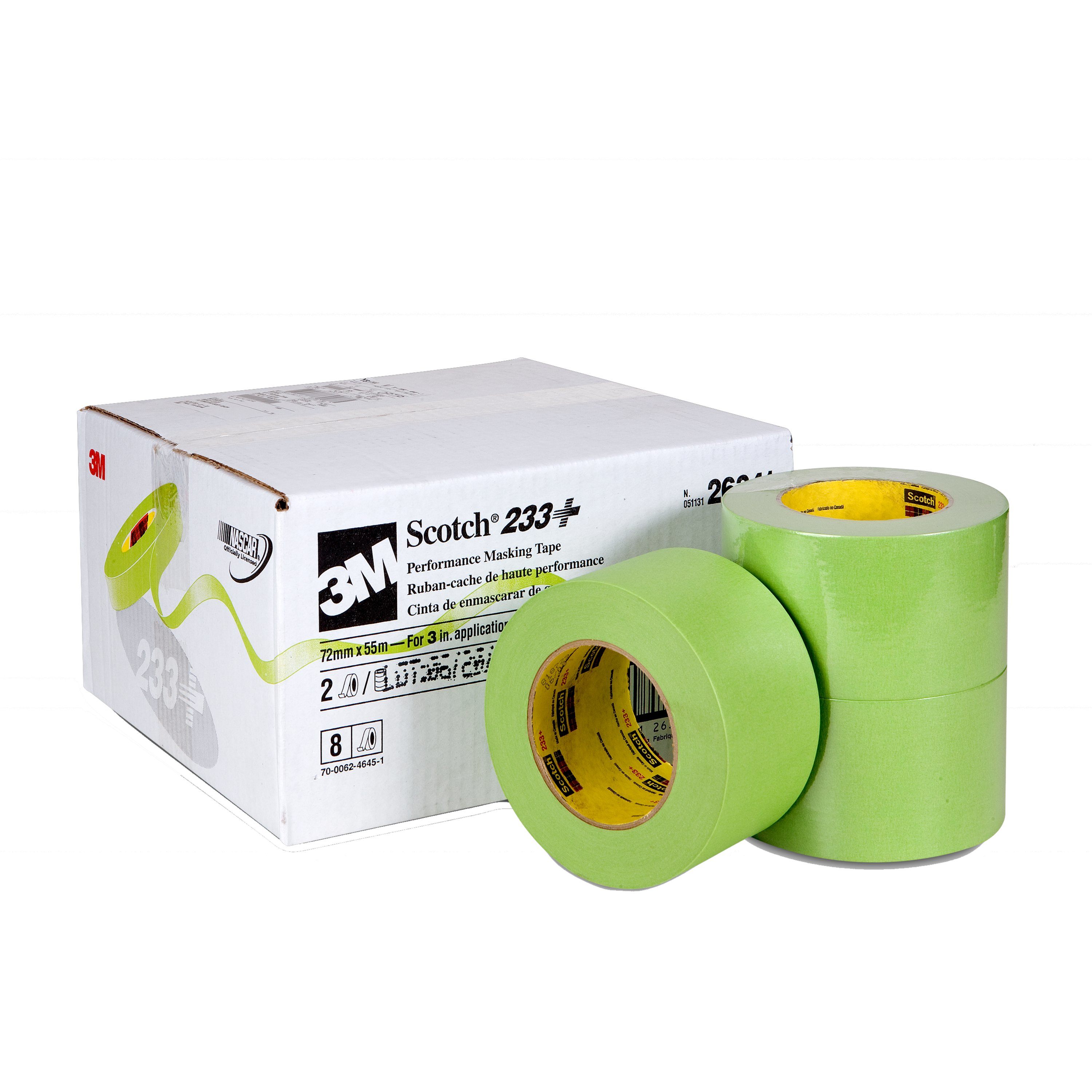 3M Scotch 218 Green Fine Line Masking Tape, 2 in Width x 60 yd Length