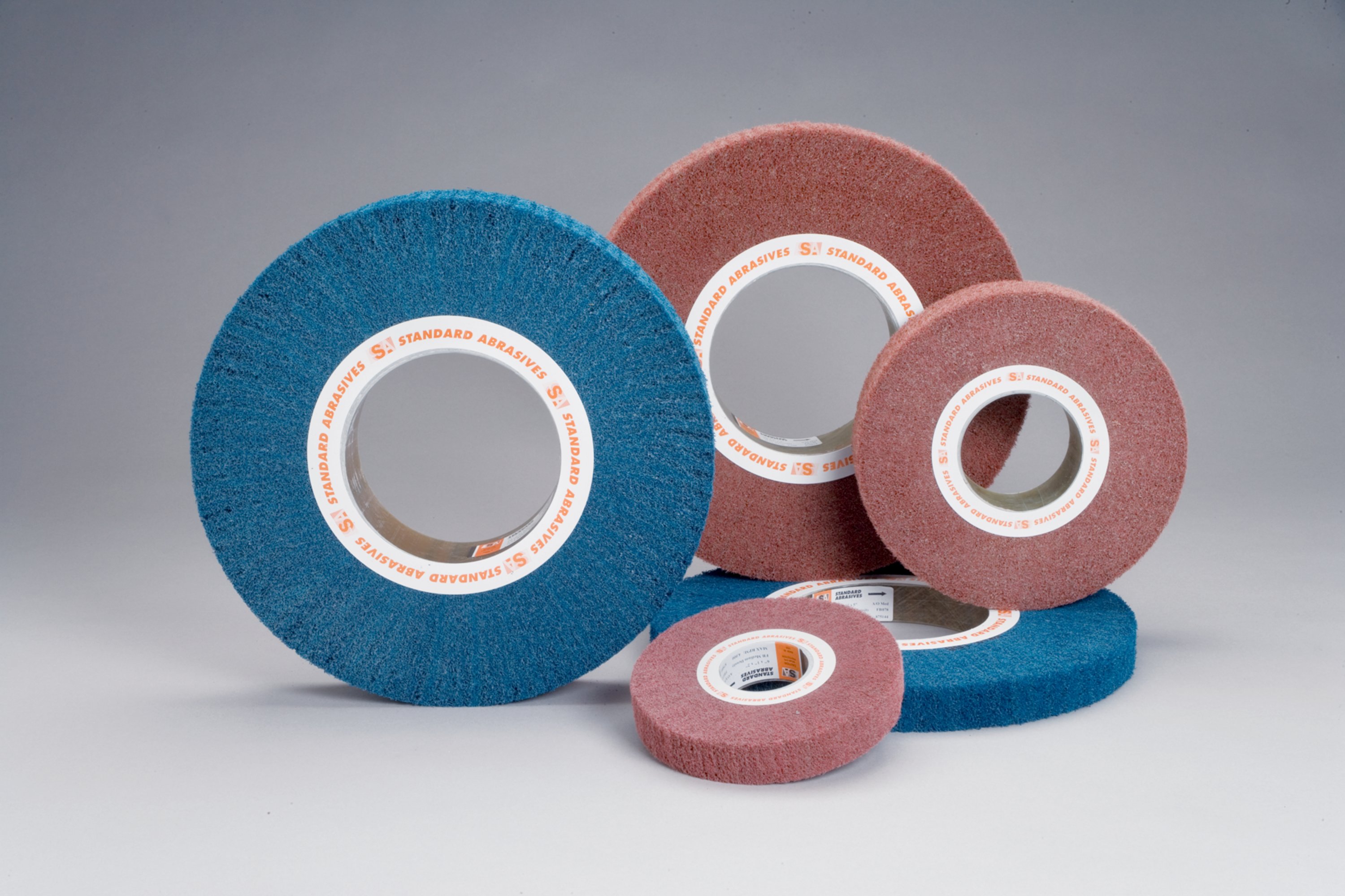 Our Buff and Blend High Strength products are made from tough, resin-reinforced nylon fiber with aluminum oxide abrasive grain