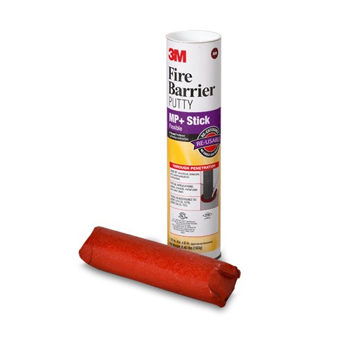 3M™ Fire Barrier Moldable Putty Stix MP+, 1.45 in x 6 in, 12 per case