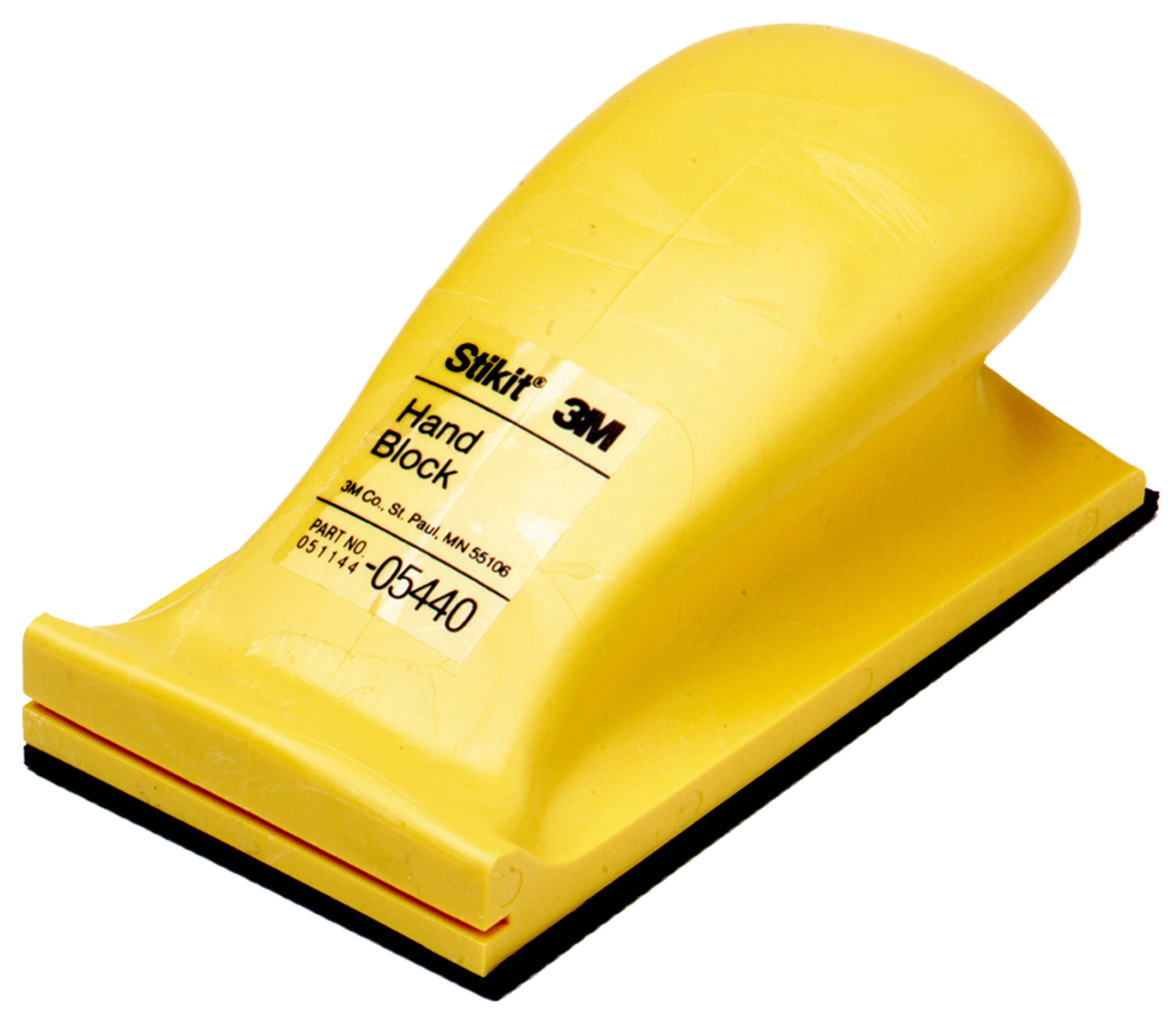 The Stikit hand block distributes pressure evenly, so you get and maintain a flat surface.