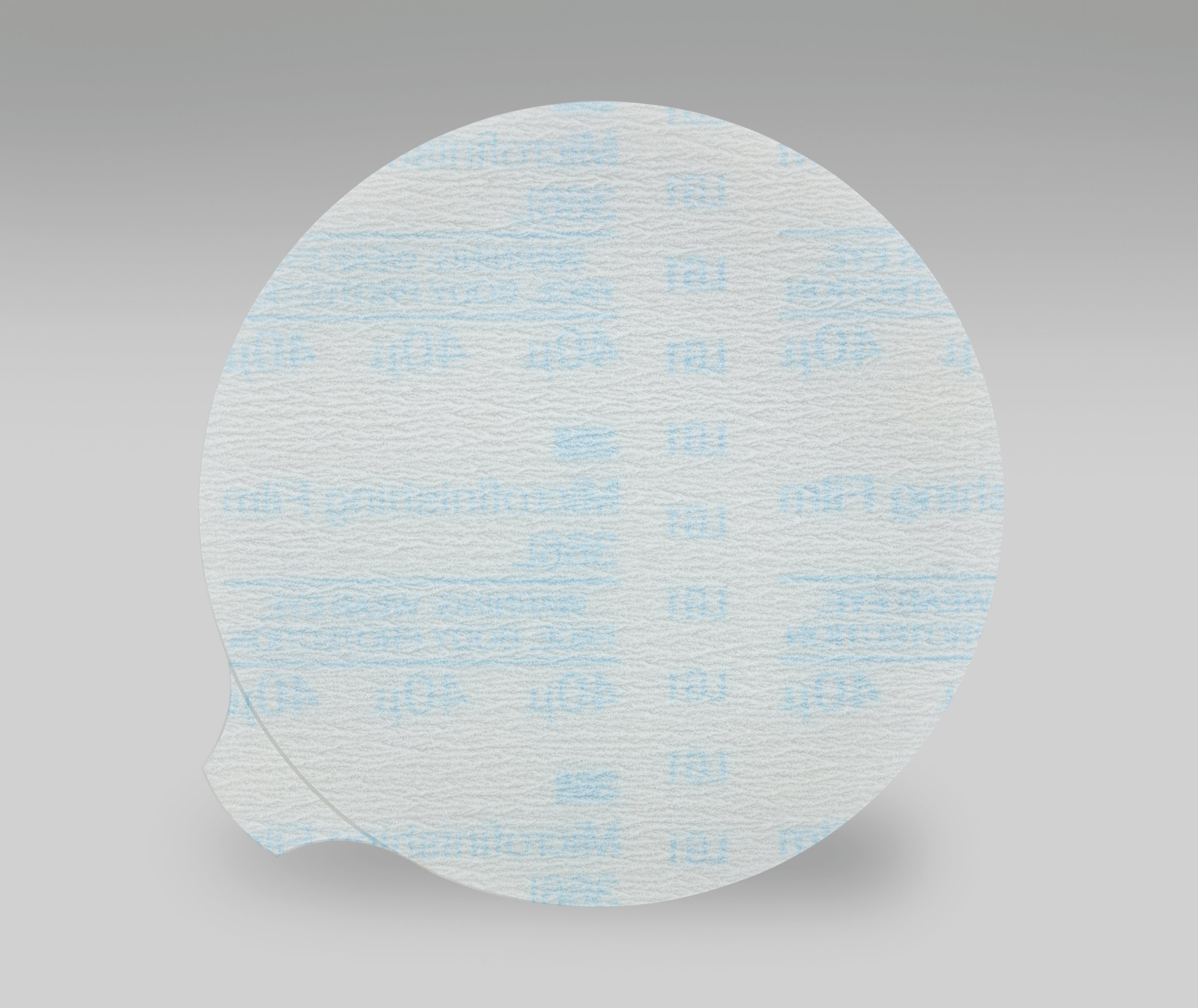 3M™ Microfinishing PSA Film Type D Disc 366L features micron-graded aluminum oxide abrasive bonded to a durable polyester film backing to produce a fast cut-rate and uniform finish on wood, solid surface composites, plastic, fiberglass, paint prep, coating and corrosion removal, primer, e-coat, or metal.