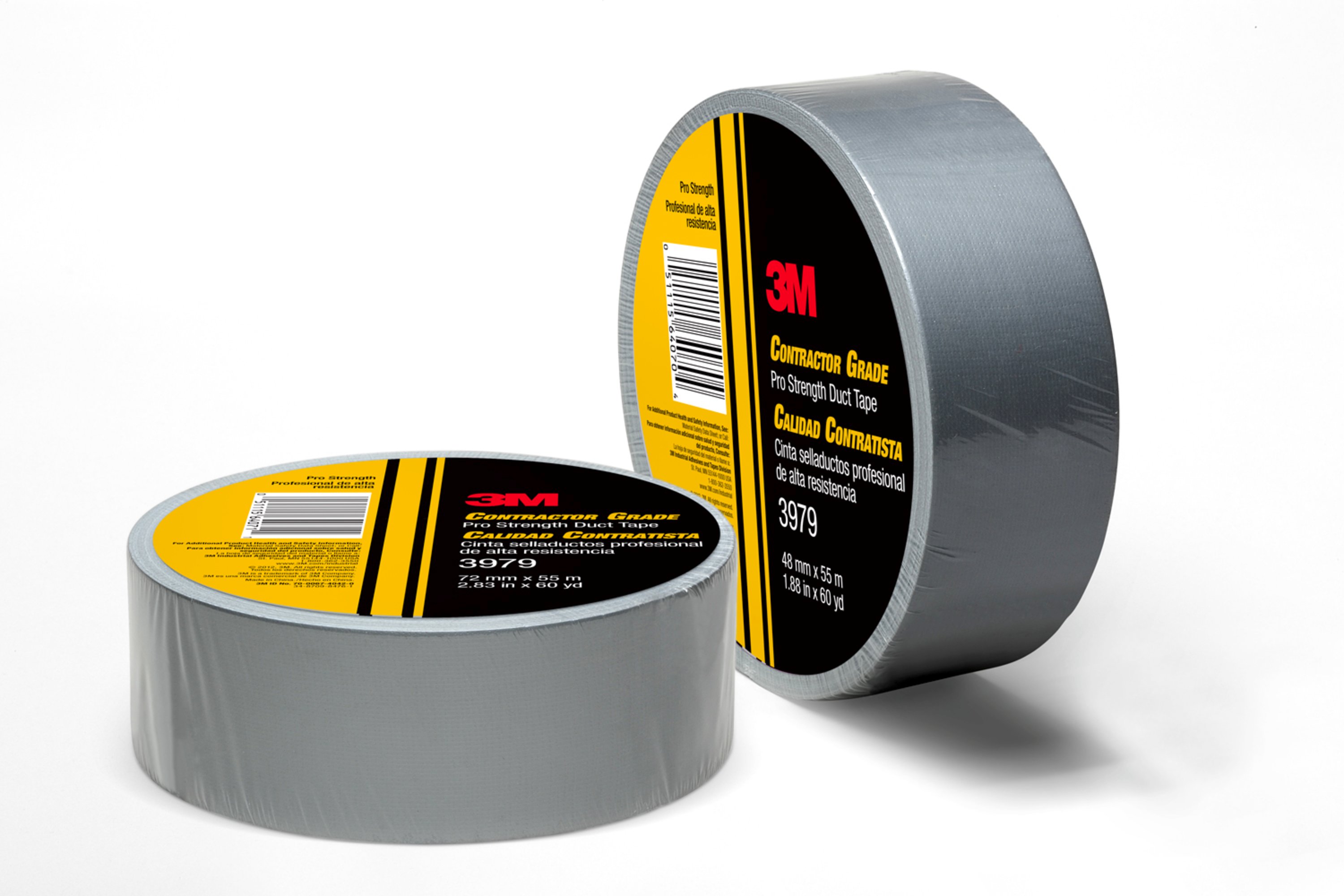 3M™ Contractor Grade Pro Strength Duct Tape 3979 can also be used at temperatures as high as 200°F for up to 30 minutes.