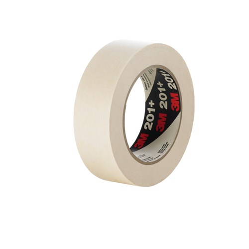 3M™ General Use Tan Masking Tape 201+, 48 mm x 55 m, 24 individually  wrapped rolls per case 7000148418