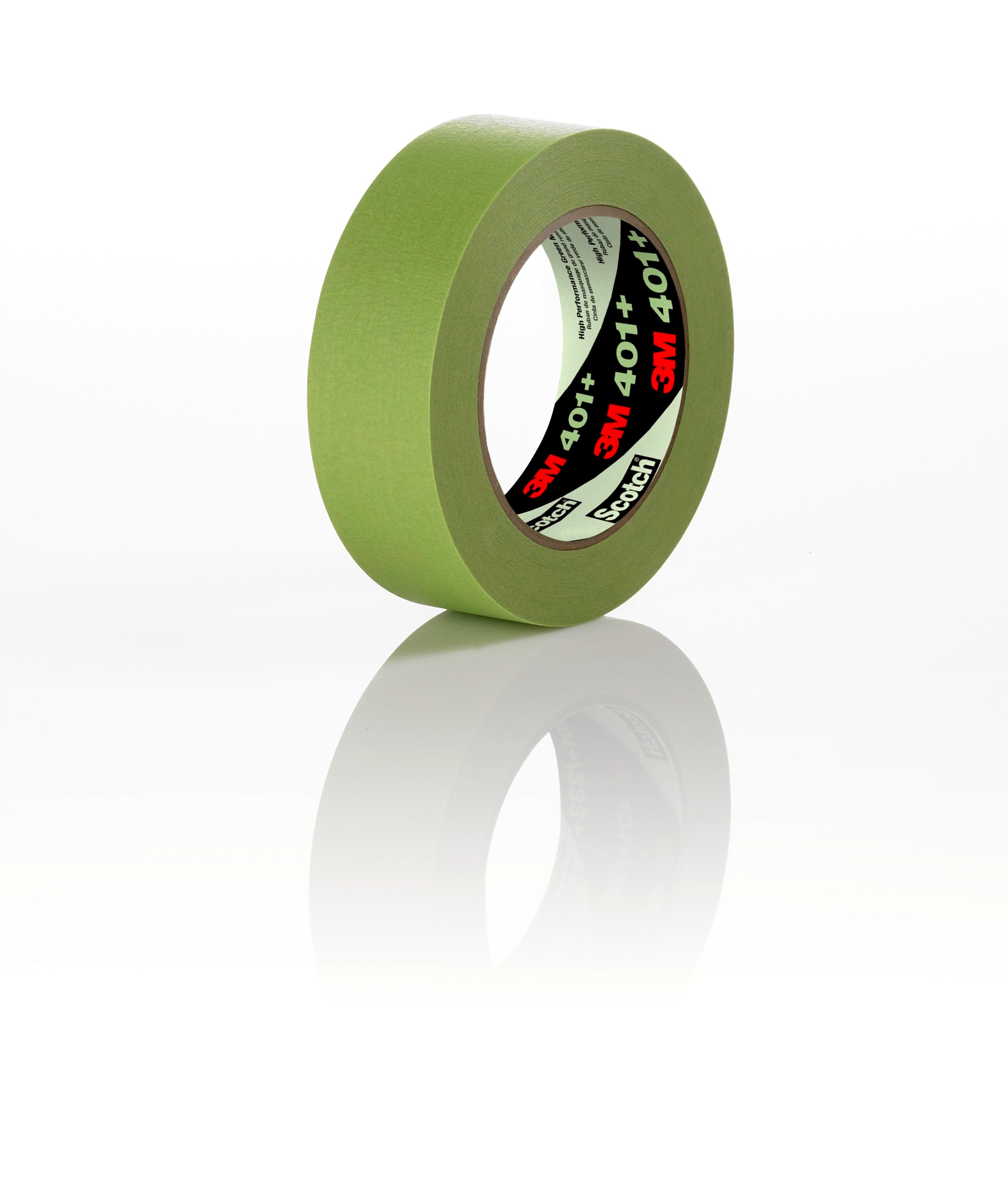 3M High Performance Green Masking Tape 401+, 72 mm x 55 M, 6.7 Mil