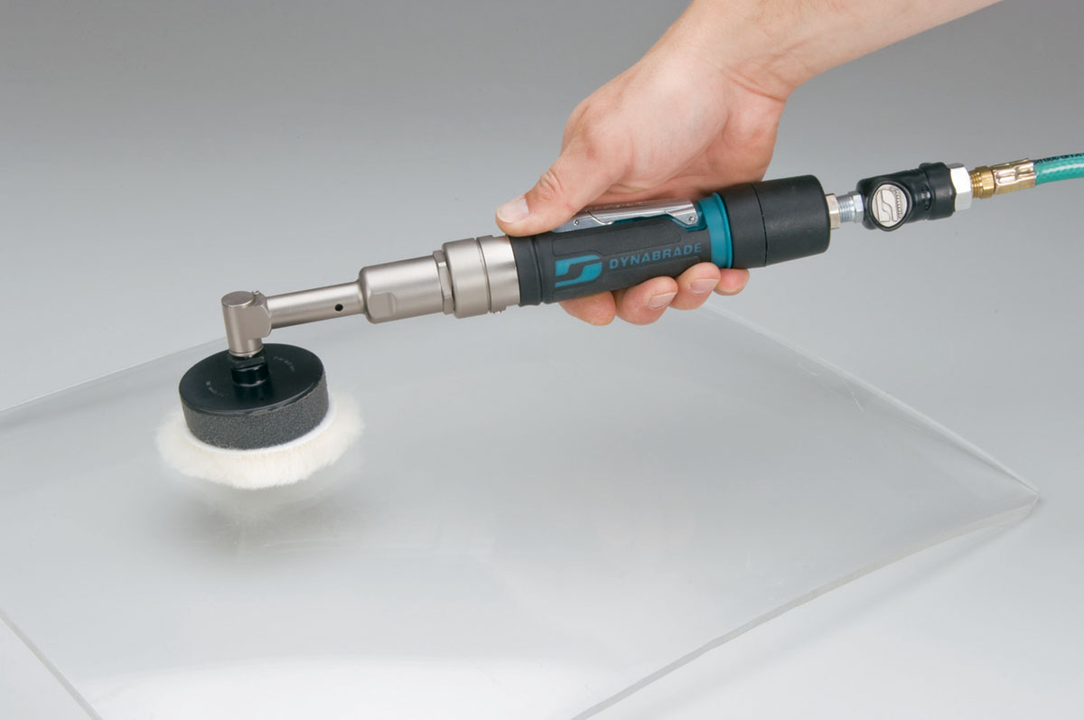 Angle-Head Rotary Buffer .4 hp, 3.2K RPM, Rear Exhaust