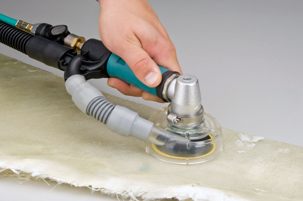 Right Angle Disc Sander, Self-Generated Vaccum .4 hp, 15K RPM