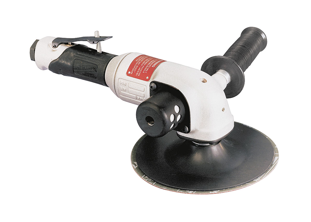 Dynabrade 7" (178 mm) Dia. Right Angle Disc Sander 1.2 hp, 6K RPM
