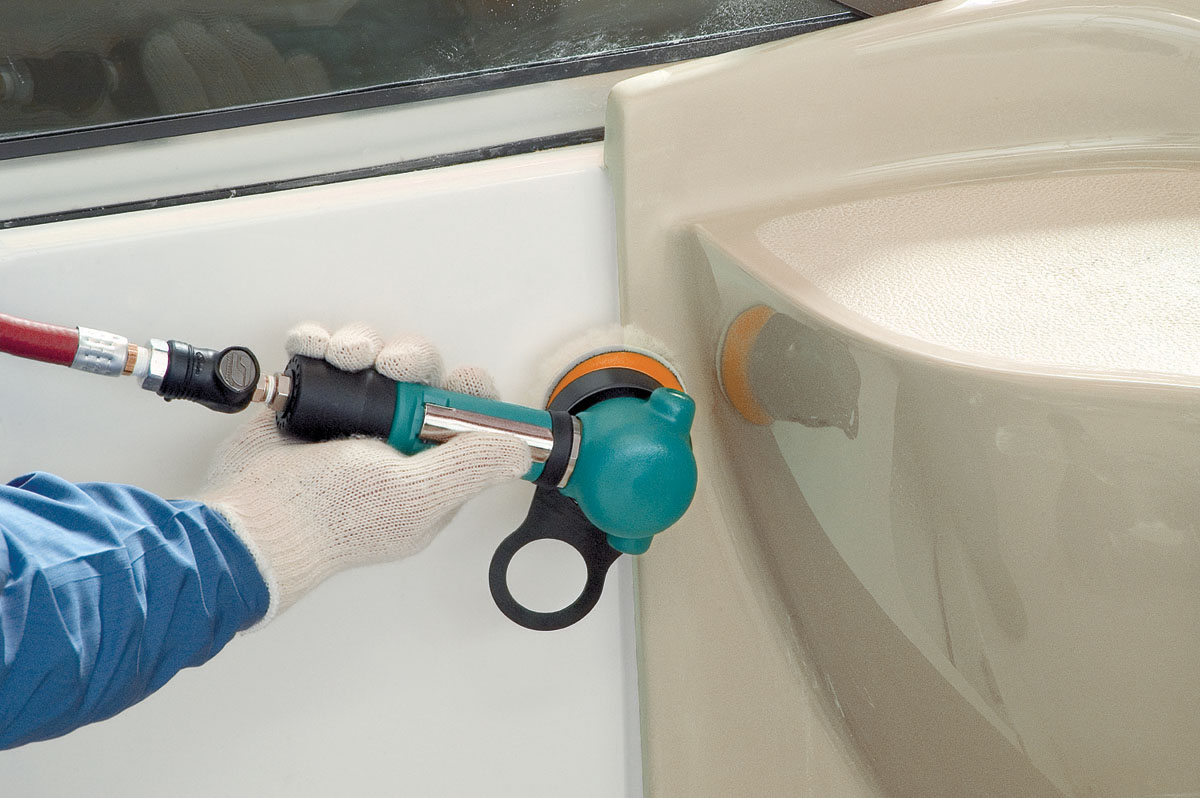 Dynabrade 3" (76 mm) Dia. Dynabuffer Random Orbital Polisher .16 hp, 10K RPM