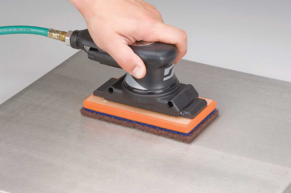 Dynabrade 2-3/4" W x 8" L (70 mm x 203 mm) Dynaline Sander, Non-Vacuum .3 hp, 2.4K SPM