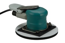 6" (152 mm) Dia. Dynabug "Model T" Orbital Sander, Non-Vacuum 20,000 RPM, 3/32" (2 mm) Dia. Orbit, Rear Exhaust, Hook-Face Pad