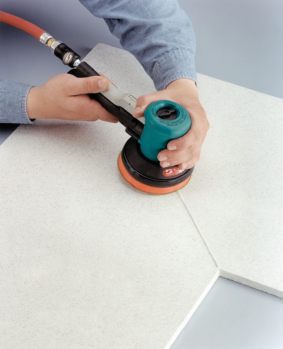 5" (127 mm) Dia. DynaLocke Dual-Action Sander, Self-Generated Vacuum