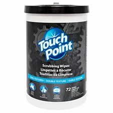 Touch Point® Scrubbing Wipes Canister, 12" x 10", 72/canister, 6 canisters/cs