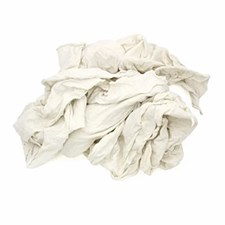 New Washed White Economy Knits, 25 lb/cs