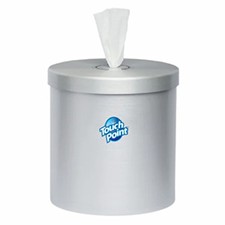 Touch Point® Stainless Steel Counter Top Wipe Dispenser, 1/ea