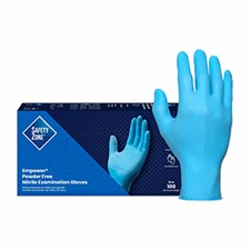 Empower® 8 Mil Blue Nitrile Exam Gloves, 10 bxs/cs