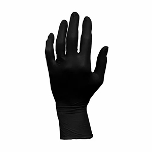 Safety Zone® 7 Mil Black Nitrile Powder Free Exam Gloves, 10 bxs/cs