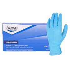 Safety Zone® 4 Mil Blue Nitrile Powder Free Exam Gloves, 10 bxs/cs