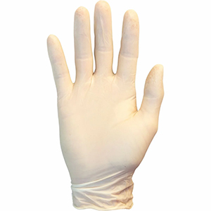 Safety Zone® 5 Mil Natural Latex Powder Free Textured Gloves, 10 bxs/cs