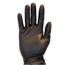 Safety Zone® 4 Mil Black Vinyl Heavy-Weight Powder-Free Gloves, 10 bxs/cs