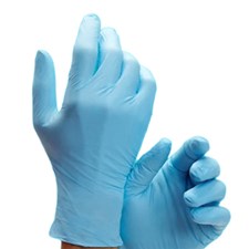 Safety Zone® Miracle® 4 Mil Blue Nitrile, Powder Free Exam Gloves, 200/bx, 10 bxs/cs
