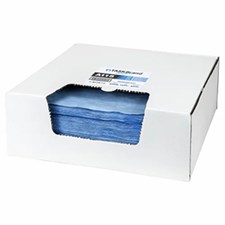 TASKBrand® A115 Advance Performance Wipers, Spunlace, Blue, 12"x14", Heavy Duty, Flat, 250/cs