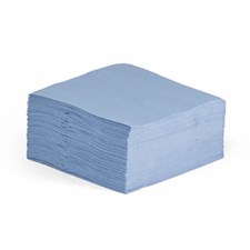 TASKBrand® A115 Advance Performance Wipers, Spunlace, Blue, 12"x13", Heavy Duty, 1/4 Fold, 50/pk, 10 pks/cs