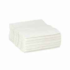 TASKBrand® E25 Economy Series Scrim Wipers, White, 12"x13", 1/4 Fold, 50/pk, 18 pks/cs