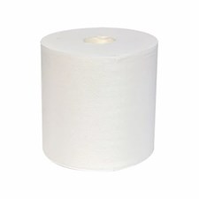 Hospeco® EasyTask® Centerpull Roll Wiper Refill, Hydrospun, White, 6"x9", 250/rl, 24 rls/cs