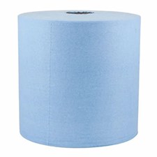 TexTask® Specialty Performance Shop Cloths, Blue, 12"x15", Jumbo Roll, 400/rl, 2 rls/cs