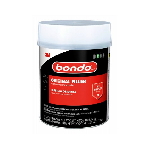 Bondo Body Repair Kit - Filler, Cream Hardener, Metal Patch