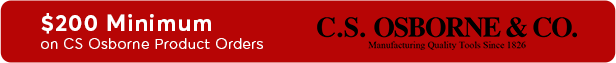 “$200 Minimum on CS Osborne Product Orders $200 Minimum on CS Osborne Product Orders